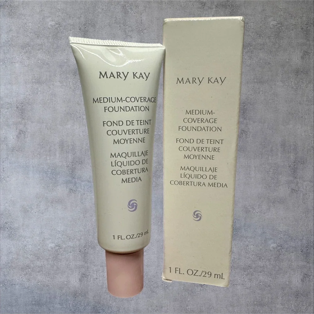 Mary Kay Medium-Coverage‎ Foundation Bronze 708 364200 1oz New - Pink Cap